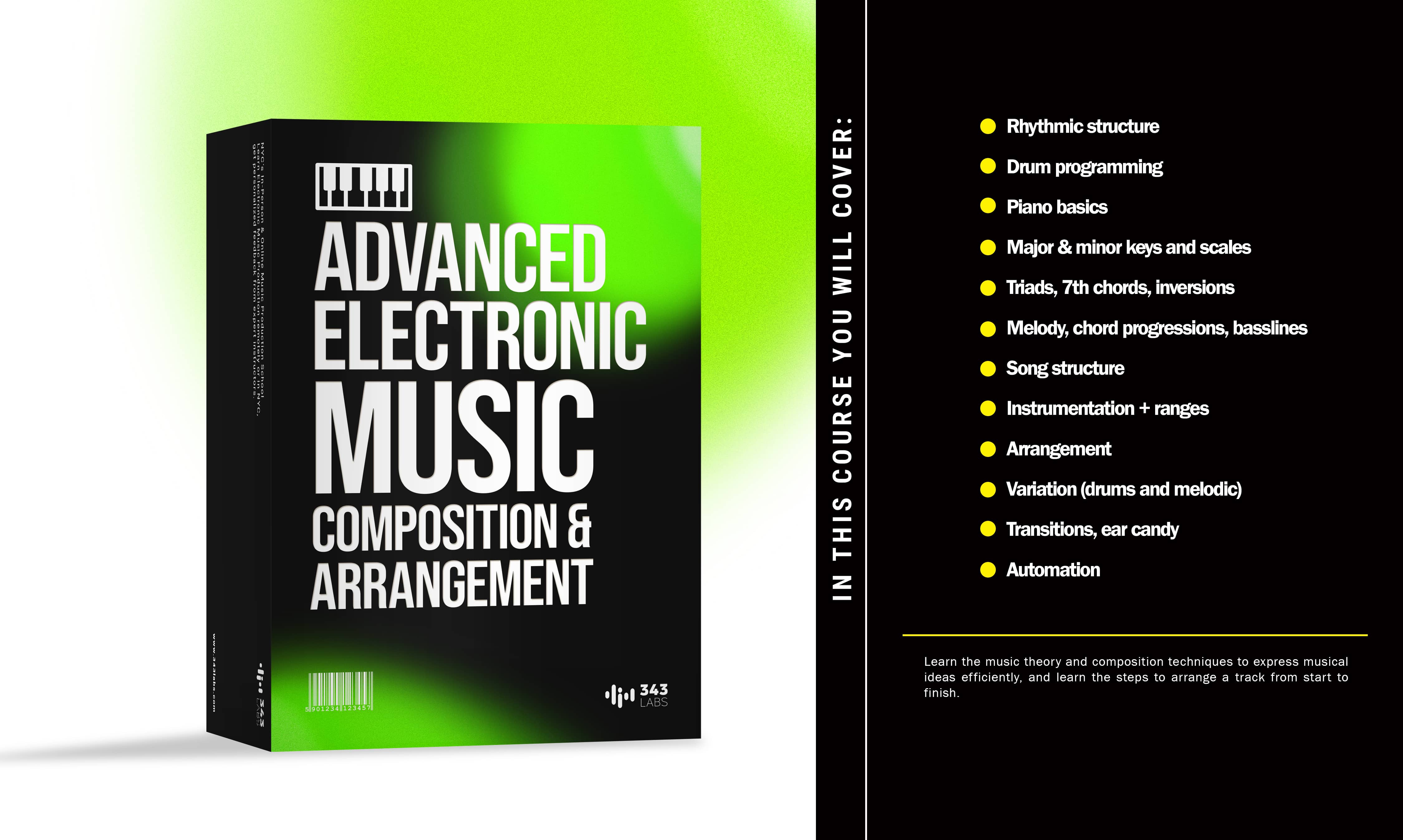 Advanced Electronic Music Composition & Arrangement [Online]